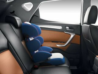 Крепление детских кресел на заднем сидении (ISOFIX)