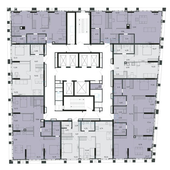 130 м², 4-комнатная квартира 25 000 000 ₽ - изображение 87