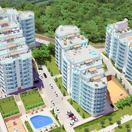 Купить 1-комнатную или 2-комнатную квартиру в ЖК Gorizont Plaza в Городском округе Ялта - изображение 1