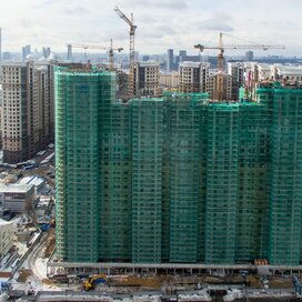 Ход строительства в ЖК «Династия» за Январь — Март 2021 года, 3