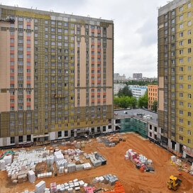 Ход строительства в ЖК «Балтийский» за Апрель — Июнь 2021 года, 1