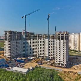 Ход строительства в городе-парке «Первый Московский» за Апрель — Июнь 2021 года, 2