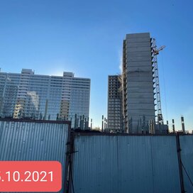 Ход строительства в ЖК «Побережье» за Октябрь — Декабрь 2021 года, 2