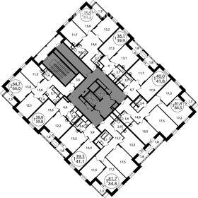 76,5 м², 2-комнатная квартира 200 000 ₽ в месяц - изображение 61