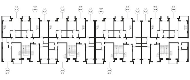 79,3 м², 3-комнатная квартира 10 622 504 ₽ - изображение 54