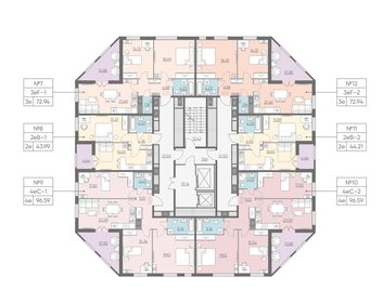Квартира 89,2 м², 3-комнатная - изображение 2