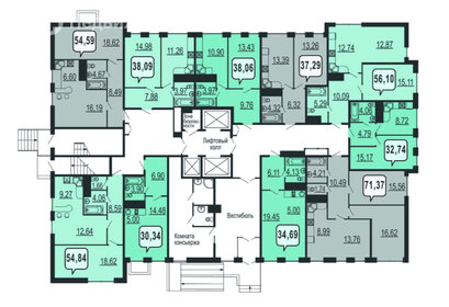 42,5 м², 1-комнатная квартира 5 990 000 ₽ - изображение 44