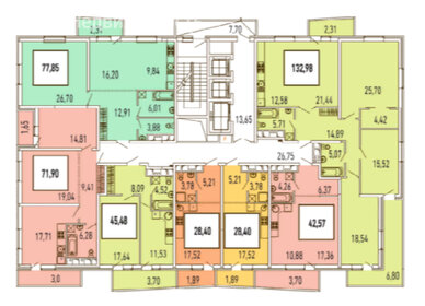 Квартира 43 м², 1-комнатная - изображение 2