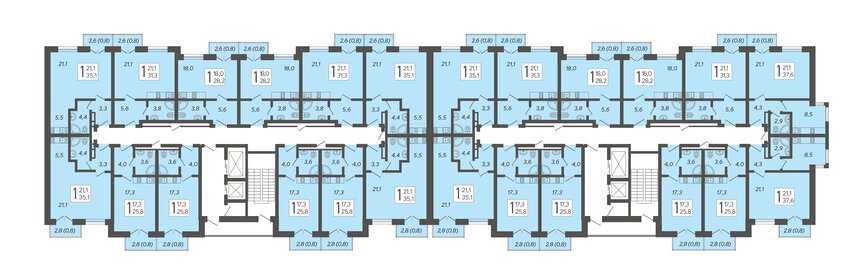 Квартира 27,5 м², студия - изображение 4