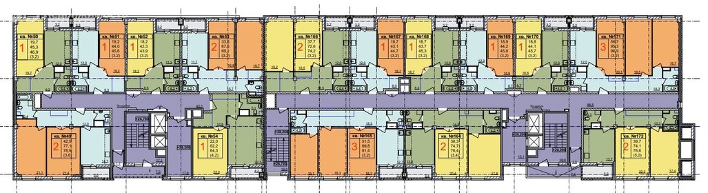 Квартира 64,4 м², 1-комнатная - изображение 3