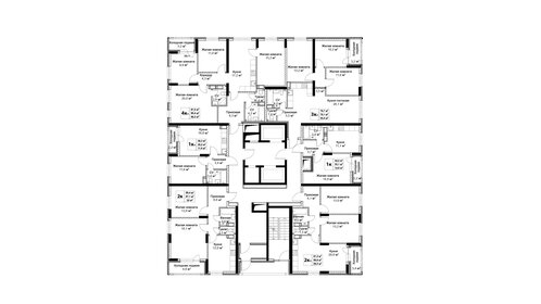 Квартира 76,7 м², 3-комнатная - изображение 1