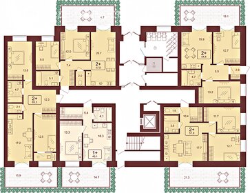 Квартира 59 м², 2-комнатная - изображение 2
