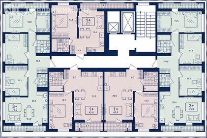 Квартира 75 м², 3-комнатная - изображение 1