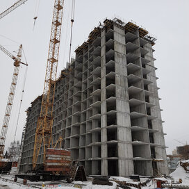 Ход строительства в ЖК «Мичуринская аллея» за Январь — Март 2022 года, 1