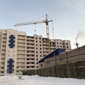 Ход строительства в ЖК по ул. З. Коноплянниковой, 89 за Январь — Март 2022 года, 2