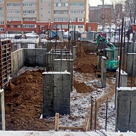 Ход строительства в жилом доме «Горизонт» за Январь — Март 2022 года, 1