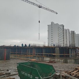 Ход строительства в ЖК «Зеленодар» за Октябрь — Декабрь 2021 года, 1