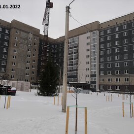 Ход строительства в ЖК Прибрежный за Январь — Март 2022 года, 2