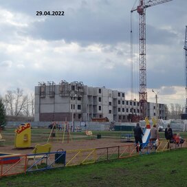 Ход строительства в ЖК Прибрежный за Апрель — Июнь 2022 года, 3