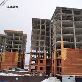 Ход строительства в ЖК «Видный» за Январь — Март 2022 года, 2