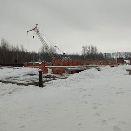 Ход строительства в ЖК «Парковый (ИСК «Новомосковский строитель»)» за Январь — Март 2022 года, 3