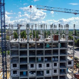 Ход строительства в ЖК «Парус» за Июль — Сентябрь 2022 года, 3