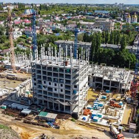 Ход строительства в ЖК «Парус» за Июль — Сентябрь 2022 года, 2