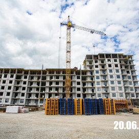 Ход строительства в ЖК «Завеличенская 24» за Апрель — Июнь 2022 года, 1