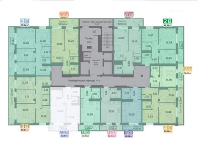 Квартира 49,6 м², 2-комнатная - изображение 2