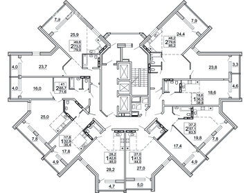 Квартира 44 м², 1-комнатная - изображение 2