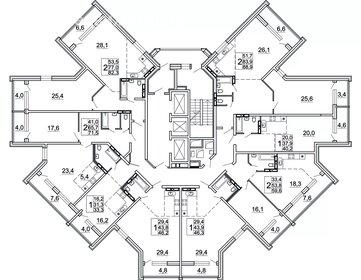 Квартира 46,3 м², 1-комнатная - изображение 2