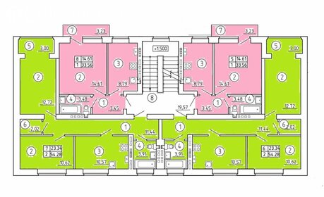 60,5 м², 2-комнатная квартира 4 653 000 ₽ - изображение 14