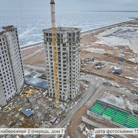 Ход строительства в ЖК «Морская набережная. SeaView» за Январь — Март 2023 года, 2