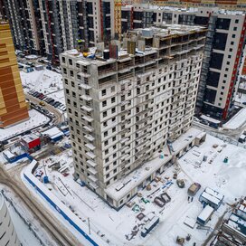 Ход строительства в микрорайоне «Финский» за Январь — Март 2023 года, 1