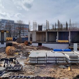 Ход строительства в ЖК «Орловский бульвар» за Январь — Март 2023 года, 3