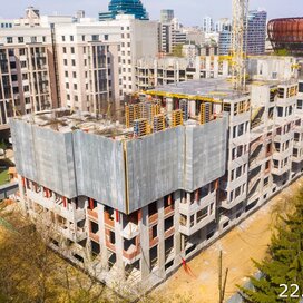 Ход строительства в ЖК «Александровский сад» за Апрель — Июнь 2023 года, 3