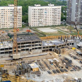 Ход строительства в ЖК «Абрикос» за Апрель — Июнь 2023 года, 2