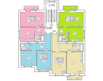 Квартира 38 м², 1-комнатная - изображение 2