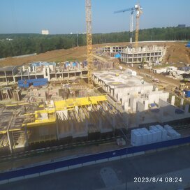 Ход строительства в ЖК «Новая щербинка» за Июль — Сентябрь 2023 года, 2
