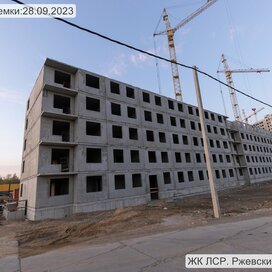 Ход строительства в ЖК «Ржевский парк» за Июль — Сентябрь 2023 года, 4
