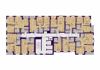 Квартира 51,1 м², 3-комнатная - изображение 3