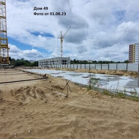 Ход строительства в ЖК «Торпедо» за Июль — Сентябрь 2023 года, 6
