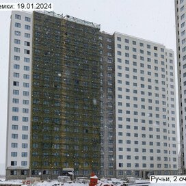 Ход строительства в ЖК «Ручьи» за Январь — Март 2024 года, 3