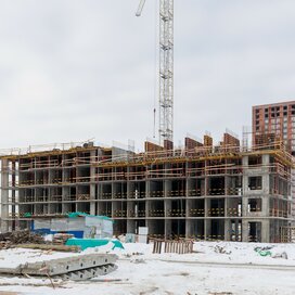 Ход строительства в ЖК «Юнтолово» за Январь — Март 2024 года, 1