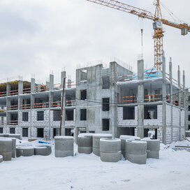 Ход строительства в ЖК «Аникеевский» за Январь — Март 2024 года, 2