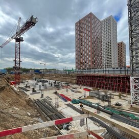 Ход строительства в ЖК «РУСИЧ-Кантемировский» за Апрель — Июнь 2024 года, 2