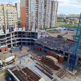 Ход строительства в клубном квартале «Лотос Парк» за Апрель — Июнь 2024 года, 1
