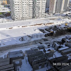 Ход строительства в ЖК «Патриот» за Январь — Март 2024 года, 2