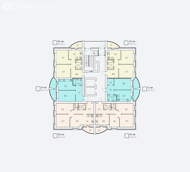 47 м², 2-комнатная квартира 850 000 ₽ - изображение 62