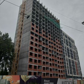 Ход строительства в ЖК «Мартовский» за Июль — Сентябрь 2024 года, 6